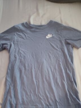 Nike Light Blue Crewneck T-Shirt with White Swoosh